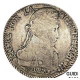 1829PTS JM Bolivia Silver 8 Soles NEARLY UNCIRCULA