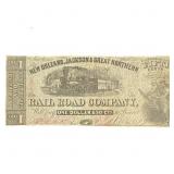 1861 $1 & 50C Jackson & Great Northern,Railroad Co