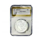1899-O Morgan Silver Dollar PGA MS67