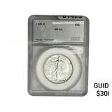 1942-D Walking Liberty Half Dollar SEGS MS64
