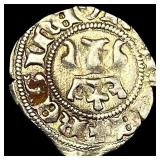 1386-1395 Hungary Silver Denar CLOSELY UNCIRCULATE