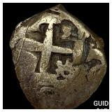 1500s-1600s Spanish Colonial Silver Cob NEARLY UNC