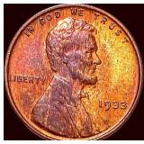 1933 RB Lincoln Wheat Cent CHOICE BU
