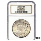 1935 Silver Peace Dollar NGC MS64
