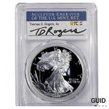 1999-P Silver Eagle PCGS PR70 DCAM Thomas D Rogers