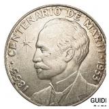 1953 Cuba Silver Peso UNCIRCULATED