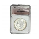 1891 Morgan Silver Dollar WHSG MS64+