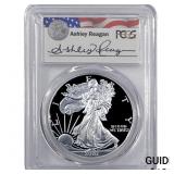 2007-W Silver Eagle PCGS PR69 DCAM Reagan Legacy