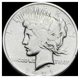 1921 Silver Peace Dollar LIGHTLY CIRCULATED