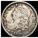 1834 Capped Bust Dime LIGHTLY CIRCULATED