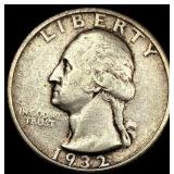 1932-S Silver Washington Quarter LIGHTLY CIRCULAT