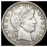1916-D Silver Barber Quarter NEARLY UNCIRCULATED