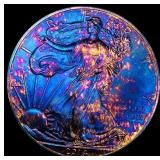 2016 Toned 1 oz Silver American Eagle $1 SUPERB GE