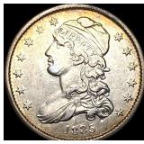 1835 Capped Bust Quarter CLOSELY UNCIRCULATED