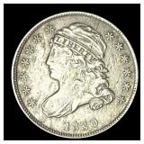 1830 Capped Bust Dime NEARLY UNCIRCULATED