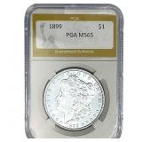1899 Morgan Silver Dollar PGA MS65
