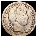 1909-O Barber Quarter NICELY CIRCULATED