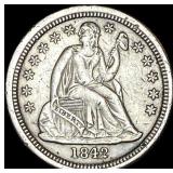 1842-O Seated Liberty Dime CLOSELY UNCIRCULATED