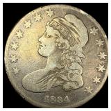 1834 Capped Bust Half Dollar LIGHTLY CIRCULATED