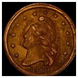 1863 Civil War Token Patriotic Type. CLOSELY UNCIR