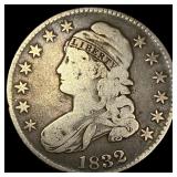 1832 Capped Bust Half Dollar LIGHTLY CIRCULATED