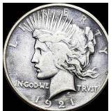 1921 Silver Peace Dollar LIGHTLY CIRCULATED
