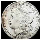 1901-S Silver Morgan Dollar LIGHTLY  CIRCULATED