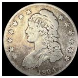 1834 Silver Capped Bust Half Dollar LIGHTLY CIRCUL