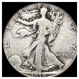 1938-D Silver Half Dollar LIGHTLY CIRCULATED