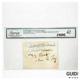 Joe DiMaggio Autographed Claim Check LCG 62 New