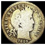 1893-O Silver Barber Dime NICELY CIRCULATED