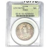 1925 Lexington Half Dollar PCGS MS63