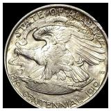 1921 Silver Half Dollar Alabama Centennial GEM BU