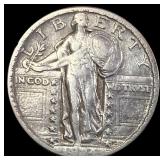 1924-D Standing Liberty Quarter NEARLY UNC