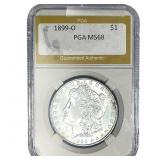 1899-O Morgan Silver Dollar PGA MS68