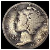 1921 Silver Mercury Dime NICELY CIRCULATED