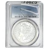 1887 Morgan Silver Dollar PCGS MS65
