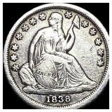 1838 Seated Liberty Dime LIGHTLY CIRCULATED