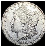 1884-S Silver Morgan Dollar CLOSELY UNCIRCULATED