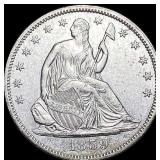 1859 Silver Half Dollar (Seated Liberty) CLOSELY