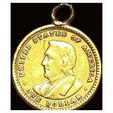 1905 Gold Lewis and Clark Exposition Dollar HIGH