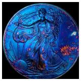 2012 Toned 1 oz Silver American Eagle $1 SUPERB GE