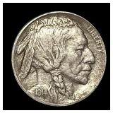 1914-S Buffalo Nickel CHOICE AU