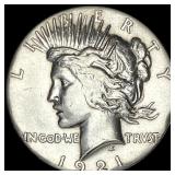 1921 Silver Peace Dollar CLOSELY UNCIRCULATED