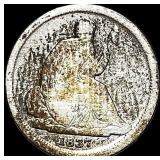 1837 Seated Liberty Dime No Stars NICELY  CIRCULA