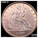 1840-O Seated Liberty Half Dollar CHOICE AU