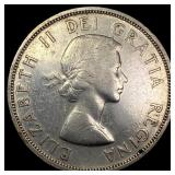 1959 Silver Dollar Canada CLOSELY UNCIRCULATED