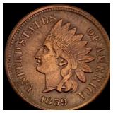 1859 Indian Head Cent  CLOSELY UNCIRCULATED