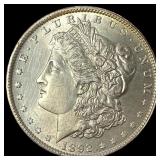1892 Silver Morgan Dollar UNCIRCULATED
