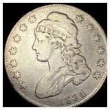 1834 Capped Bust Half Dollar LIGHTLY CIRCULATED
